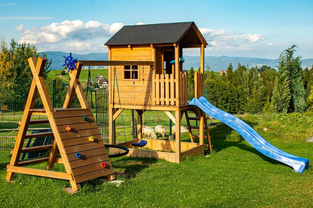 Podhalanski Dworek Z Jacuzzi Lesnica  Luaran gambar