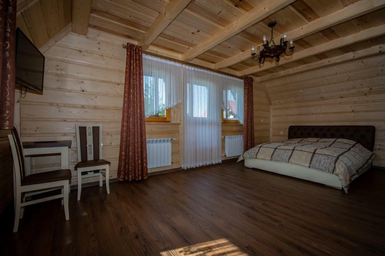 Podhalanski Dworek Z Jacuzzi Lesnica  Luaran gambar